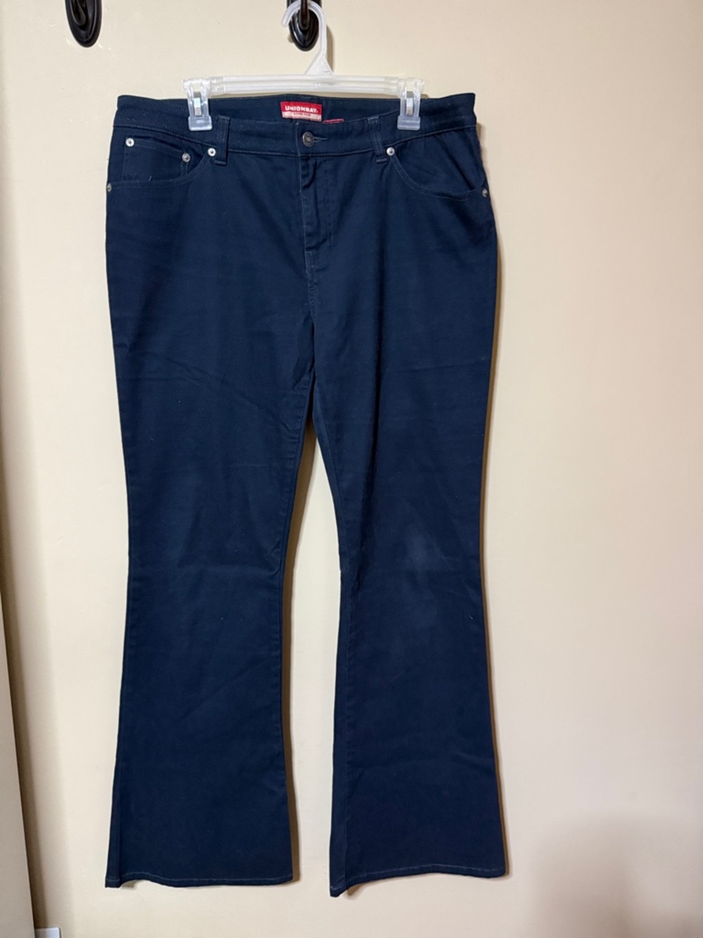 UNIONBAY Women's Dark Navy Boot Cut Corduroy Jeans